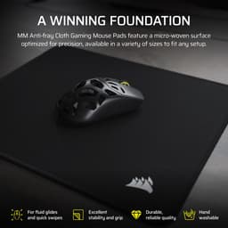 Corsair MM Anti‑Fray Cloth - Gaming Muismat - XXL 930x400 mm - Antislip Basis - Gestikte Randen — thumbnail 2