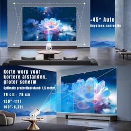 RONN® Mini beamers - Projector - Mini beamer - Zwart - 15cm x 15cm x 22cm — thumbnail 5