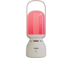 Xenon Smart X6850 Draagbare Lamp met Bluetooth Speaker – RGB Sfeerlamp & Draadloze Speaker – Binnen en Buiten – Oplaadbaar – Nachtlamp & Muziek Lamp – Zwart