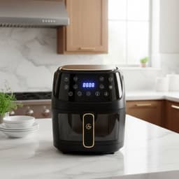 AG5100 Airfryer XXL Premium Zwart – 5,5L Hete Luchtfriteuse – Digitaal Display – 8 Programma’s – Anti-aanbak – Vaatwasserbestendig – Extreem Stil – Gezond Koken Zonder Olie – Inclusief Receptenboek — thumbnail 10