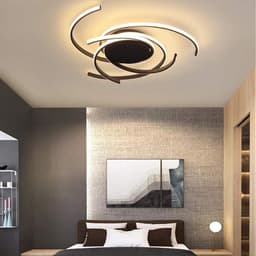Dimbaar LED Plafondlamp Spiraal Bloem Design Kroonluchter voor Eetkamer en Woonkamer — thumbnail 3