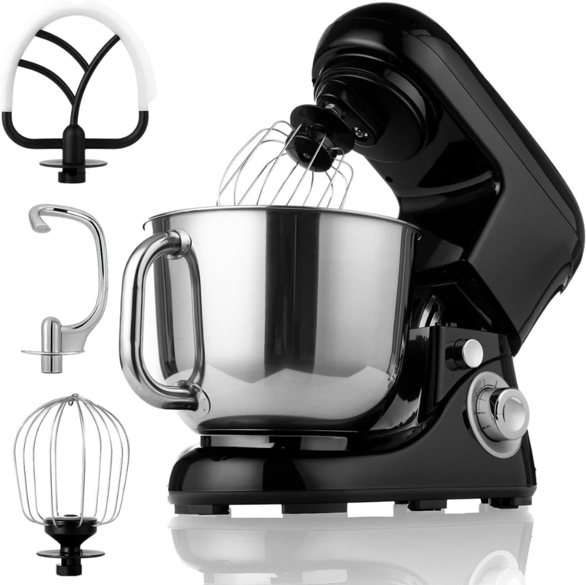 DYNA® Mixer met mengkom - Mixer - Mixer met mengkom keukenmachine - Zwart - 42cm x 25cm x 40 cm; 4.7 kg — afbeelding 1