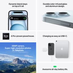 Apple iPhone 15 - 128GB - Blue — thumbnail 12