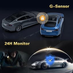 4-Kanal Dashcam Full HD 1080P met 360° Zicht, Nachtzicht en 64GB Geheugen — thumbnail 2