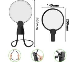 Vergrootglas met Verlichting en Flexibele Hals voor Lezen