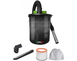 DVDSS® As stofzuiger- Stofzuiger voor de kachel - pallet stofzuiger - 10 L - 800 W - Zwart