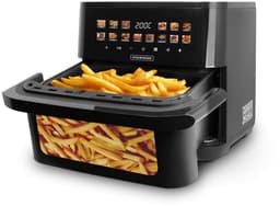 Kitchencook - Airmed 11 W - Airfryer XXL - 11L - 2000W - 14 Programma's - Kijkvenster - Zwart — thumbnail 2