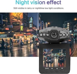 Dashcam 1080P Full HD met Nachtzicht en 120° Groothoek voor Dag en Nacht — thumbnail 2