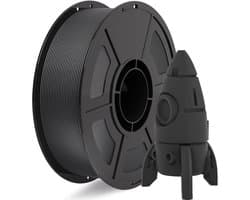 Koolstofvezel PC Filament 1.75mm Zwart 1KG voor 3D Printers, Hoge Stijfheid