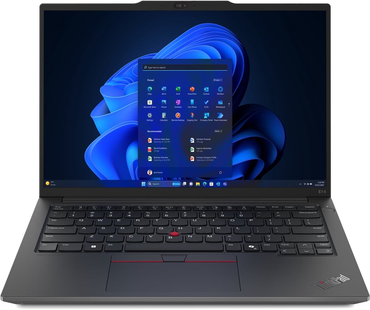 LENOVO - ThinkPad E14 � zakelijke laptop - 14 FHD � Ultra 7-155U - 16GB - 512GB - W11P - 3Y — afbeelding 1