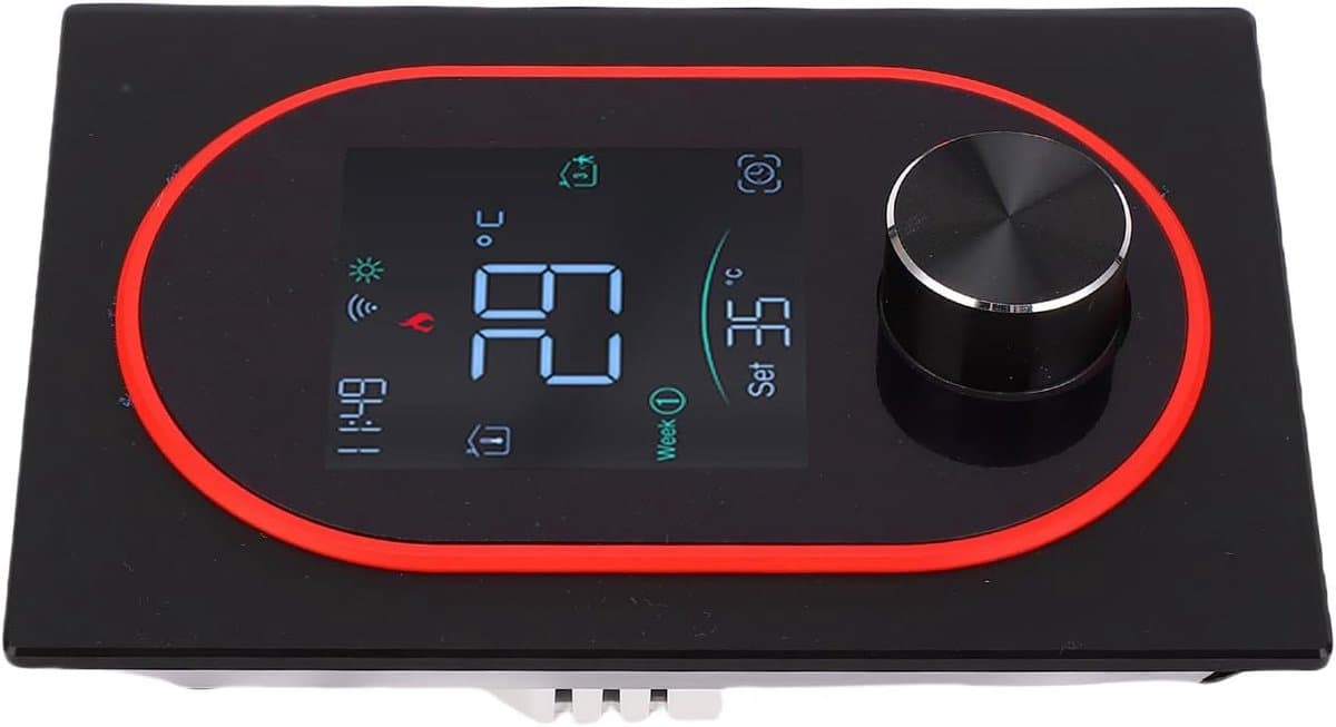 Slimme Thermostaat - Verwarming Thermostaat - Water Verwarmen - WiFi Bediening - 5-35℃ - Zwart — afbeelding 1