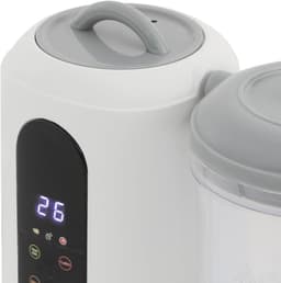 Elektrische Keukenmixer - Keukenmachine Multimixer - Snel Ingrediënten Bereiden - 450W Krachtige Motor - 400ml Inhoud - Wit — thumbnail 2