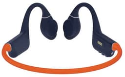 Creative Outlier Free Pro+ Bone-conduction-IPX8-sport hoofdtelefoon met Bluetooth 5.3, verstelbare conducties, geintegreerde 8 GB MP3-speler, tot 10 uur batterijduur, geintegreerde microfoon,waterdicht (blauw en oranje) — thumbnail 3
