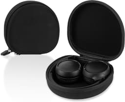 Hoofdtelefoon Hoesje - Draagbare Case - Beschermende Opslag - Harde Schaal Nylon - 16.5 x 14.5 x 5.5 cm - Zwart — thumbnail 1
