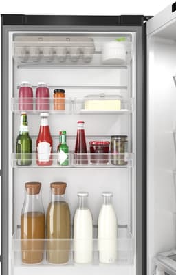 Bosch KSN36VCCG - Serie 4- Kastmodel koelkast - Extra veel inhoud 402L - Zeer stil - Nooit meer ontdooien met Total No Frost - VitaFresh XXL 0°C: houd etenswaren langer vers met extra ruime vershoudlades -Zwart — thumbnail 15