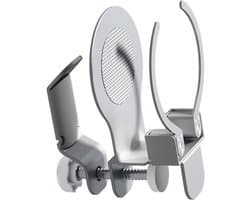Bureau Organizer - Klemhouder Accessoires - Werkplek Optimalisatie - 360 Graden Draaibare Haak - 50mm Klembereik - Zilver