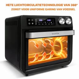 25L Elektrische Heteluchtfriteuse-10 In 1 Heteluchtfriteuse-toasten,bakken-grillen-dehydrateren- rotisserie etc. — thumbnail 3