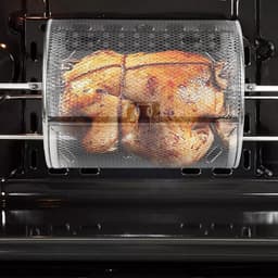 Draaimand voor Barbecue en Airfryer - RVS Rooster — thumbnail 4