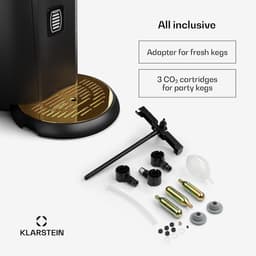 Professionele Bierkoeler met CO2 Systeem voor 5 Liter Fusten - Snel Koel en Instelbare Temperatuur — thumbnail 5