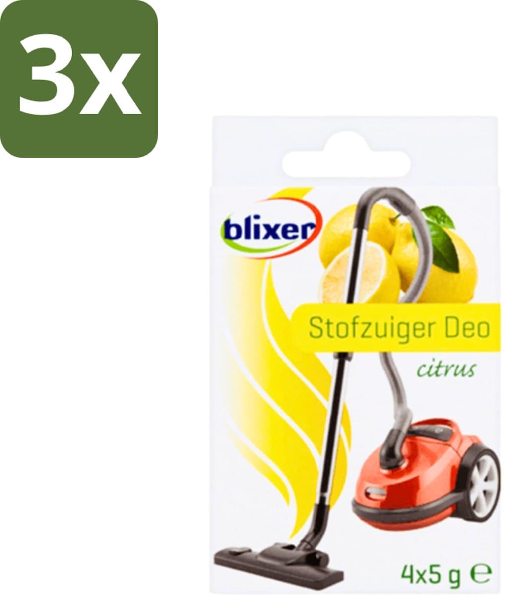 Blixer - Beckmann - Stofzuiger Deodorant - Citrus - 4 Geurverspreiders - Bulkverpakking - 3 stuks — afbeelding 1