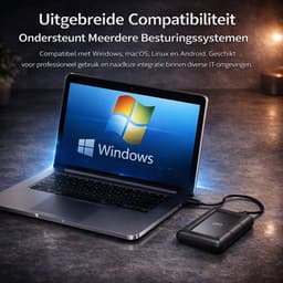 DM Externe harde schijf 500GB - USB-C - Stootvaste HDD voor professioneel gebruik - Zwart — thumbnail 6