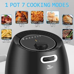 XXL Heteluchtfriteuse 6,5L - Gezond Frituren, Bakken en Grillen zonder Vet — thumbnail 2