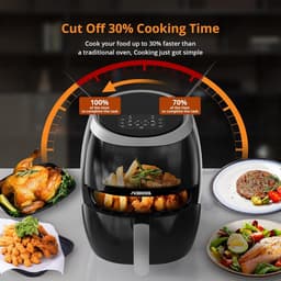 Air Fryer 8L XL, 1800 W, multifunctioneel, 8 automatische programma's,zwart — thumbnail 5