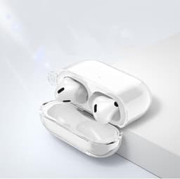 Allecto- Beschermhoes voor Airpods Pro - Hoesje - Schokbestendig - Transparant - Draagbaar - Lichtgewicht - Compatibel met Airpods Pro 3 - TPU - Clear hoesje - Beschermhoesjes — thumbnail 3