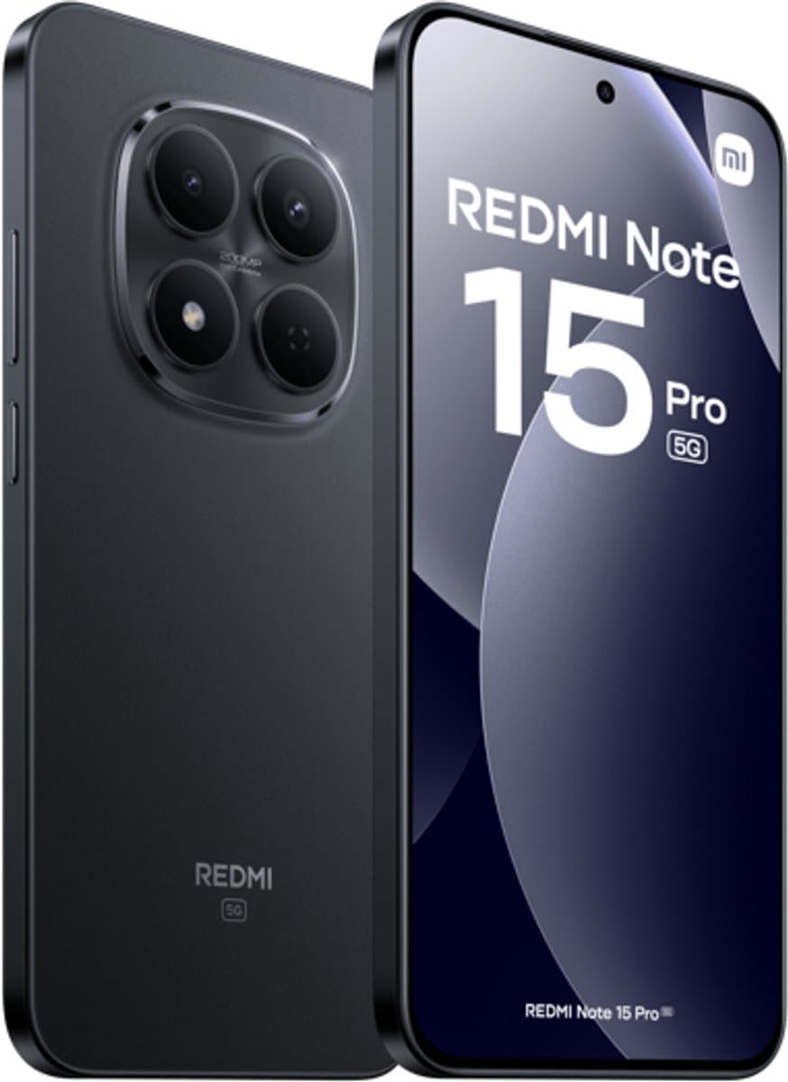 Xiaomi Redmi Note 15 Pro - 5G - 8GB/256GB - Zwart — afbeelding 1