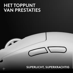 Logitech G Pro X Superlight 2 - Draadloze Gaming Muis - Lightspeed - Wit — thumbnail 4