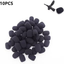 10 Stuks Vervangende Schuim Covers voor Headset Microfoon — thumbnail 4