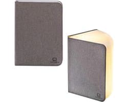 Grote Slimme Boeklamp - Oplaadbaar LED Licht met 360 Graden Opening