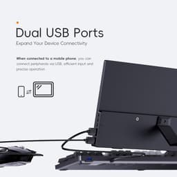 Draagbare Externe Monitor 11,6 Inch HDMI USB-C IPS Scherm met Ingebouwde Speakers — thumbnail 5