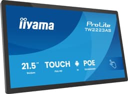 iiyama TW2223AS-B3P beeldkrant Interactief flatscreen 54,6 cm (21.5") Wifi 450 cd/m² Full HD Zwart Touchscreen Type processor Android 24/7 — thumbnail 1