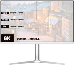 JAPANNEXT Monitor 32" IPS 6K (6016x3384) Wit | JN-IPS326K-HSPC9 — thumbnail 5