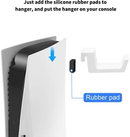 2 stucksKoptelefoonstandaard, eenvoudig mini-ontwerp, Geschikt voorSony Playstation 5 Koptelefoonstandaard, wit — thumbnail 5