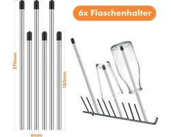 Afwasmachinerek en Flessenhouder - 6 Stuks Vaatwasserinzet voor Optimale Reiniging