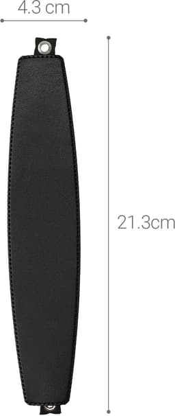 kwmobile band geschikt voor AKG K52 K72 K92 K240 - Koptelefoonband in zwart - Zachte hoofdband voor hoofdtelefoon — thumbnail 4