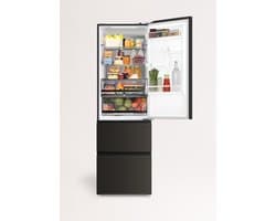 CREATE - 401L koelkast in Italiaanse stijl met Space Pro en Care+ - Zwart - FRIDGE STUDIO COMBI PRO FLEX 401