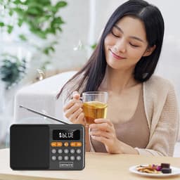 Zenwire Vibe YSF-005BT - FM-radio - Luidspreker - Bluetooth - Draagbaar - SD-kaartlezer - Piekvermogen - 13 W - Werkt op batterijen - Mini-jack - USB - USB-C - Telescopische antenne - LCD-scherm — thumbnail 4