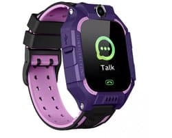 Vitdipy - Kinder SmartWatch - Gps Horloge Kind - Smartwatch kinderen - Telefoonfuncties - Fotofunctie - Spatwaterdicht - SOS alarm - Paars