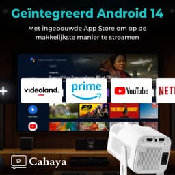 Cahaya VorteX - Gaming mini beamer - meer dan 30 000 games - Android systeem - Mini projector - Game beamer - Videogame's — thumbnail 3