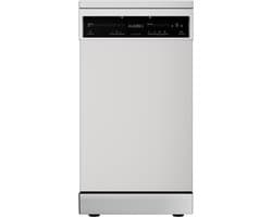 Klarstein Verosteel vaatwasser 45 cm - vrijstaand, 10 couverts, 9 programma's, stil 42 dB, energieklasse B, AquaStop, kinderslot, zilver