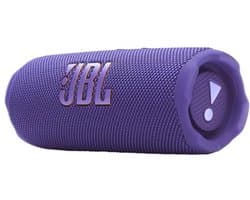 Draadloze draagbare Bluetooth luidspreker met 16 uur speeltijd, IP68 waterdicht en stofbestendig, AI Sound Boost en Auracast multi-speaker verbinding, paarse kleur