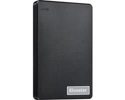 Elcostar Externe harde schijf 500 GB - HDD - Externe SSD - Harde schijf extern - Externe harde schijven - Geschikt voor Windows, Mac & Smartphone - Inclusief USB kabel