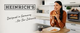 Heinrich´s HMO 8401 Mini-oven met hete lucht - 30L - kleine oven met draaispit, airfryer-inzetstuk – binnenverlichting - 1600W — thumbnail 12