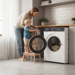 Heinner HWM-M914IVKA+++ Wasmachine 9 kg – 14 Programma's – 1400 tpm – Energieklasse A – Stoomfunctie – Touchbediening – Wit – 5 Jaar Garantie — thumbnail 5