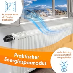 Wifi Radiatorthermostaat met Smart App Bediening - Bespaar Energie en Kosten — thumbnail 4