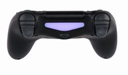 GMB Gaming Draadloze Game Controller voor PS4 en PC - Dual Vibration, LED Lichtbalk, Ergonomisch Ontwerp voor Comfortabel en Realistisch Spel, Zwart — thumbnail 8