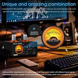 Mini Tube Amplifier met Bluetooth 5.0 en VU-meter — thumbnail 4